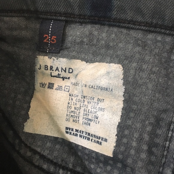 J Brand Boutique Slashed Berlin Distressed Skinny - Picture 4 of 8